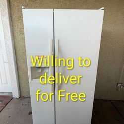 Whirlpool Side By Side Refrigerator  21 Cuft (32"1/2 w 66" H