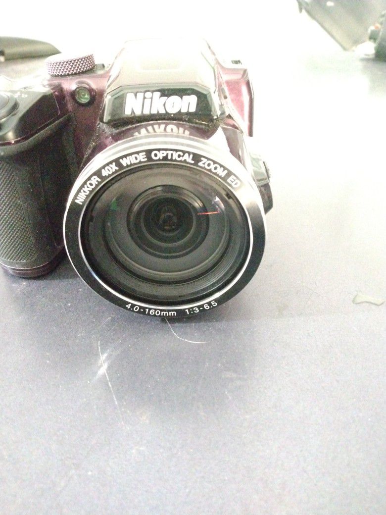 Maroon Color Nikon Cool Pix B500