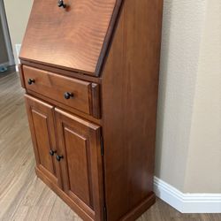 Secretary Desk Solid Wood 23.5” x 28” x 18” 