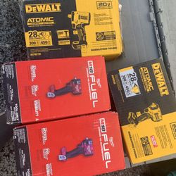 Milwaukee And Dewalt Impact Wrench New Everything Price Individual