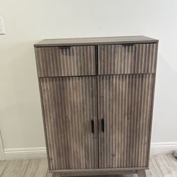 Modern Shoe Cabinet Grey Brand New 