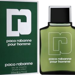 New Paco Pour Homme Men's Eau de Toilette Spray, 6.7 oz.