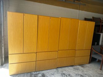 OFFICE/HOME FILE CABINET 2 DRAWERS WOODEN  LATERAL FILE COMBO STORAGE CABINET
