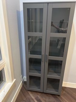 IKEA Brimnes glass door cabinet