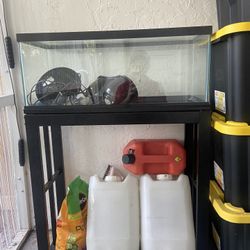 Reptile/fish Tank And Stand 