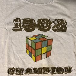 1982 Rubik’s cube Champion Tee XL