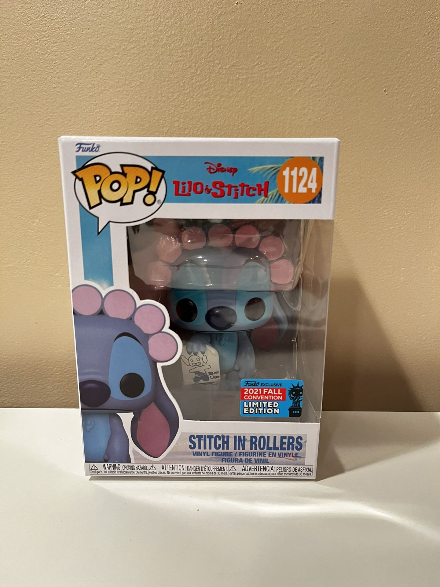 STITCH IN ROLLERS Funko Pop Disney #1124 2021 NYCC