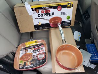 Red Copper Pan As Seen On TV 