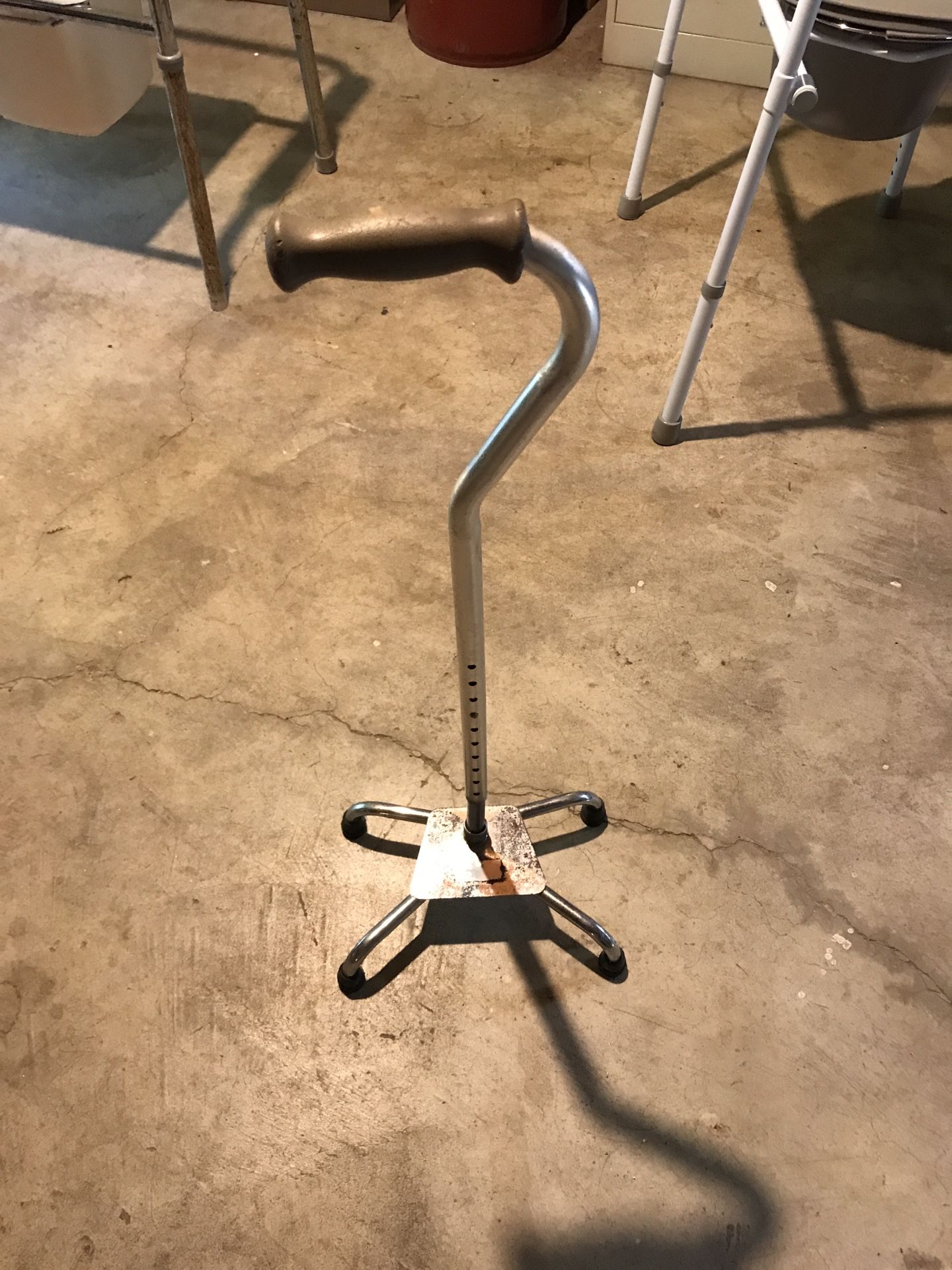 Cane With Quad Foot