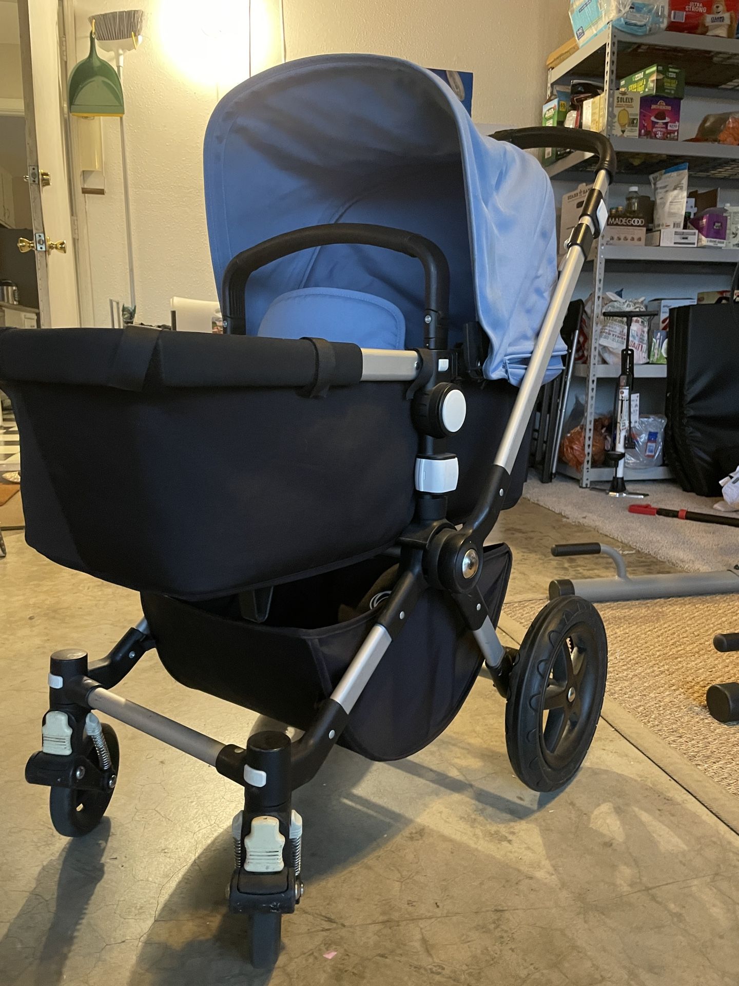 Bugaboo CAMELEON Blue Stroller W/bassinet