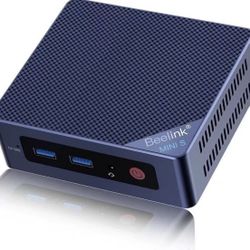 Mini PC, Mini S12 Pro Intel 12th N100(Up to 3.4GHz), 16GB DDR4 500GB M.2 SSD, Mini Desktop Computers Support 4K Dual HDMI Display/WiFi6/BT5.2/USB3.2/1