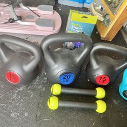 Misc Kettlebells, Hand Weights And Weighted Balls 