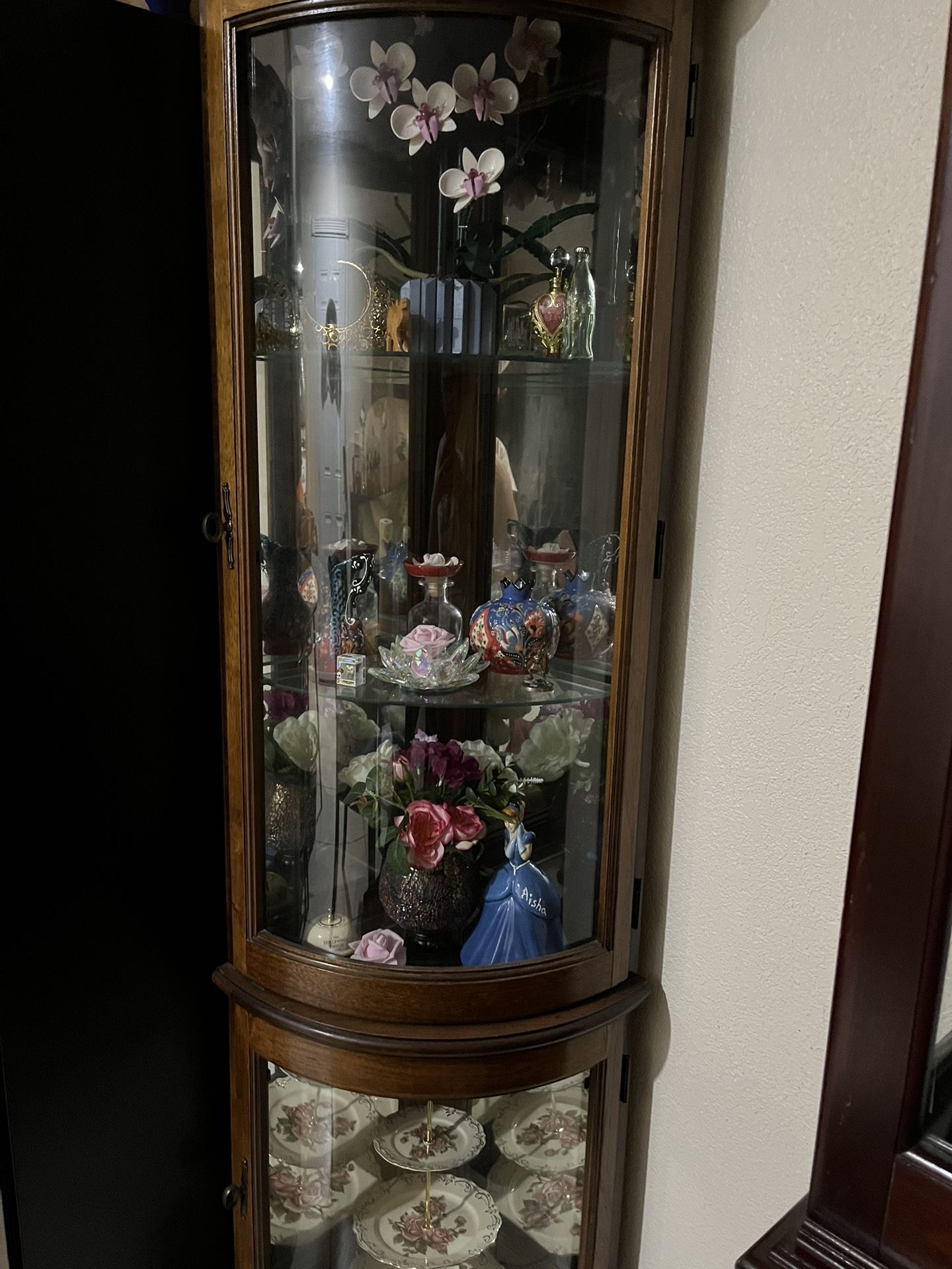 Corner Display Cabinet