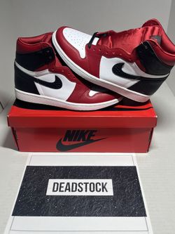 Nike WMNS Air Jordan 1 High OG Satin Red Women's Size 10