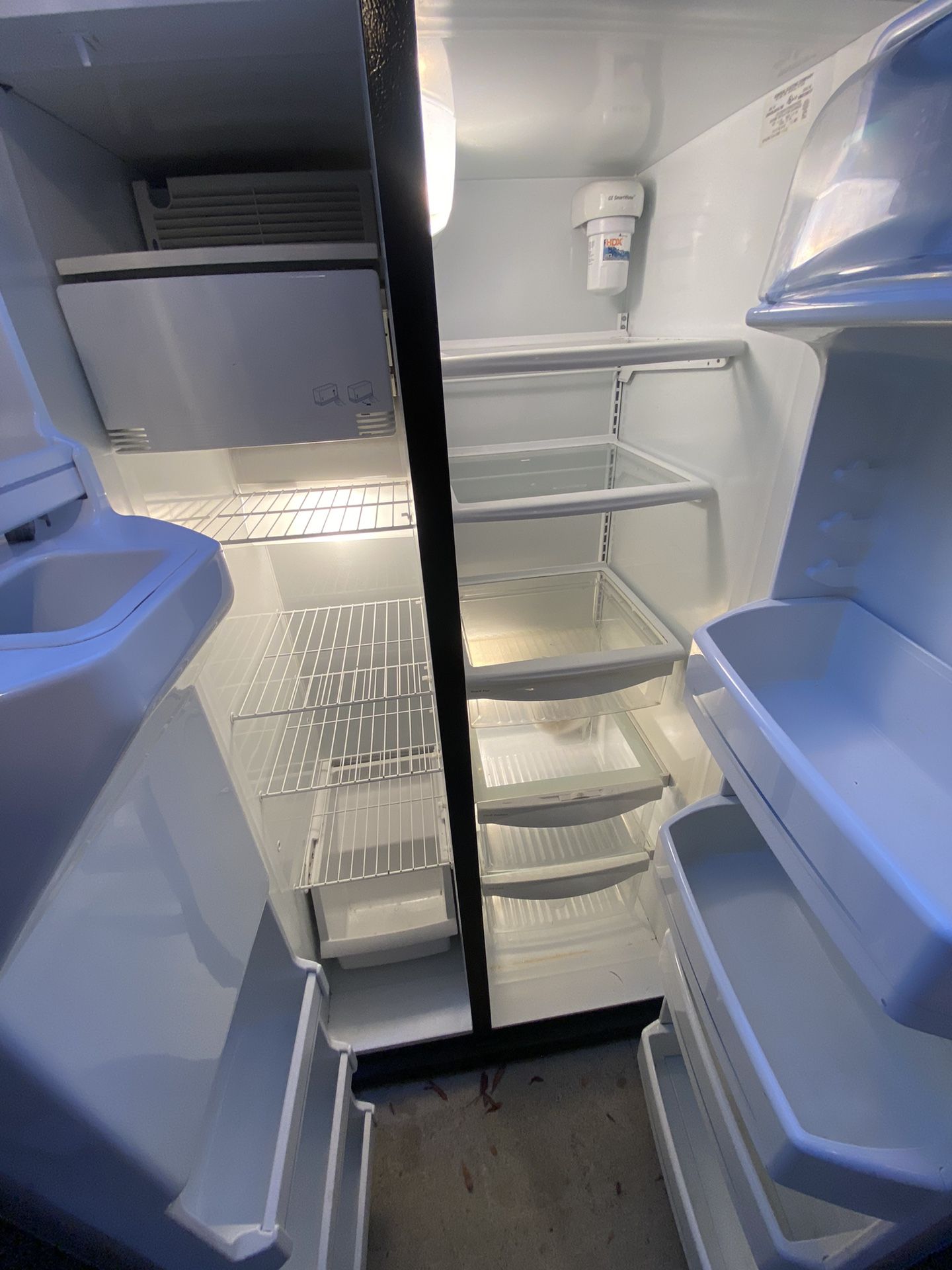 Stainless Steel Refrigerator With Freezer