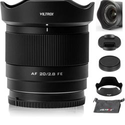 Viltrox 20mm F2.8 Full Frame Lens For Sony Camera