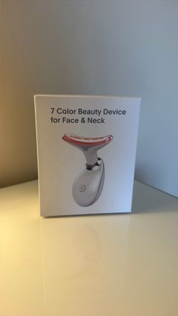 7 Color Facial Beauty Device For Face And Neck Care