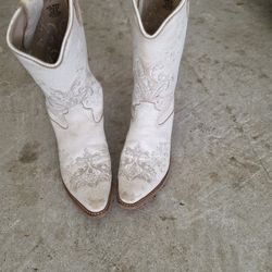Boots - Girls - Size 8 - Leather