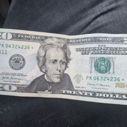 $20 Star Note Rare