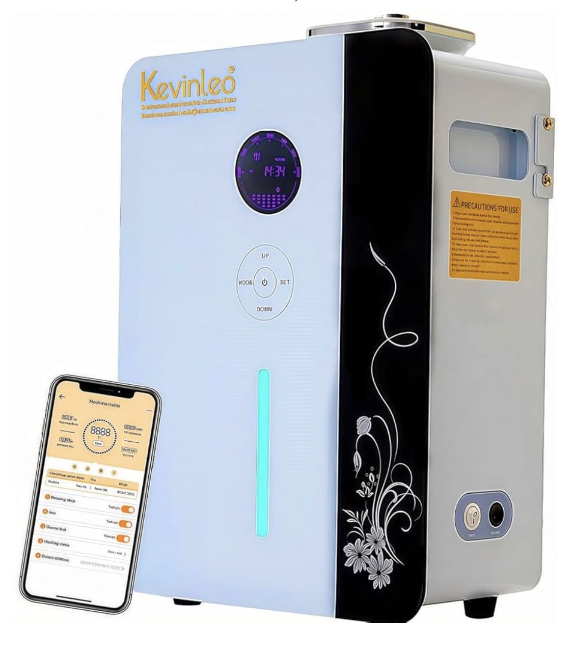 NEW! Kevinleo Scent Diffuser Machine WiFi Control for 7,500 Sq.Ft Large Spaces, 800ml Aromatherapy