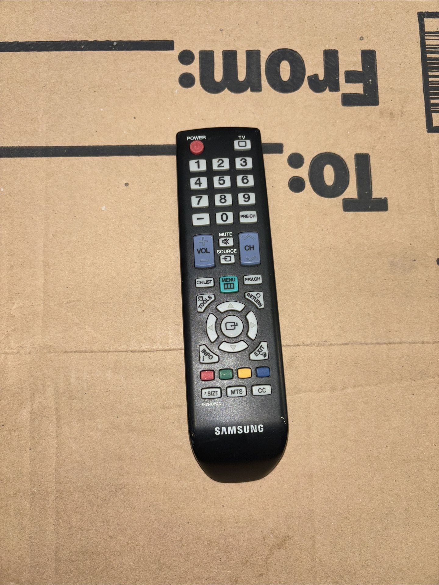 Samsung BN59-00857A LCD TV Remote Control - OEM for LN19B360 LN22B450 LN22B650