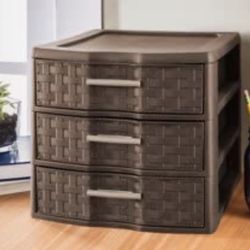 three Drawer Storage Medium Size Brand New! 25$