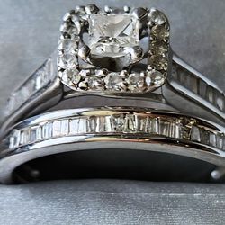 14 K Princess Cut 3/4 C