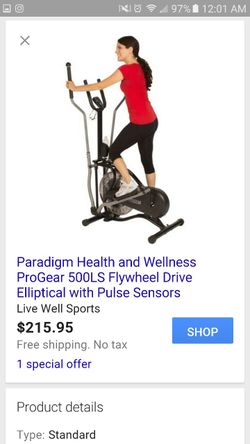 Brand new elliptical