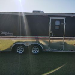 Haul-mark, 16x8x7 Enclosed Trailer With Custom Bathroom And Generator