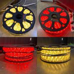 NEW 150 FT LED Rope Light Outdoor Waterproof Decorative Lighting for Indoor/Outdoor, Deck, Patio, Backyards, Christmas Decorations, $90 Each Item