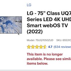 75” LG 4K