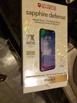 New unopened 4 iphoneX protecter