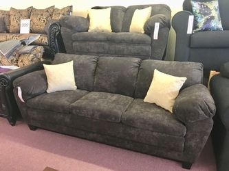 🇺🇸 Brand New Chocolate Brown Sofa Loveseat Set $50 Down Takes It Home!