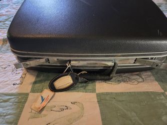 vintage Samsonite Silhouette hardshell suitcase, 1970s or 1980s. 