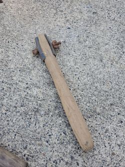 Vintage saw handle