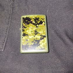 Military Zippo. Digital Camo