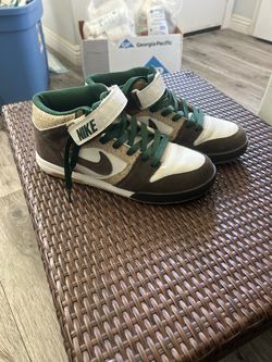 Nike Air twilight Mid SB Overcast Chocolate Pine Green 2009 US 10.5