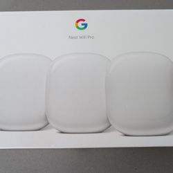 Google Nest Wifi 6E Pro 3 Pack 