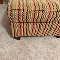 Bassett Furniture. Chair & Ottoman. 