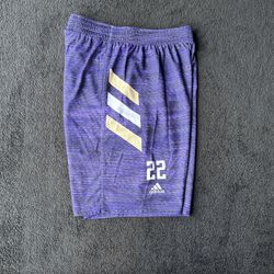 University Of Washington Basketball Official Team Practice Shorts 