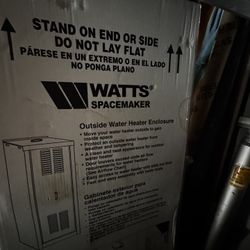 New In Box- Water Heater Outdoor Enclosure