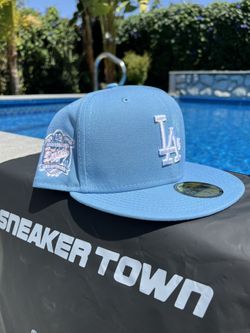 Los Angeles Dodgers Baby Blue/Pink Fitted Size 7 7/8