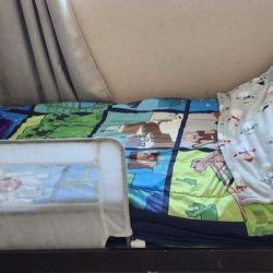 Twin Bed Frame and Matress 