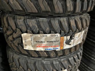 @Fairmount Tire we have Toyo Open Country M/TT275/55R20 Tires for Trucks and SUV, Ram 1500, Silverado, Expedition, F-150, Toyota and Range Rover 