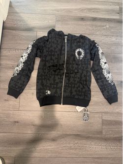 Chrome hoodie with tags size M