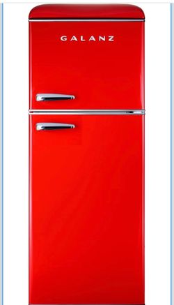 GALANZ RETRO COMPACT REFRIGERATOR WT FREEZER