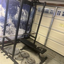 Squat rack/Weight cage