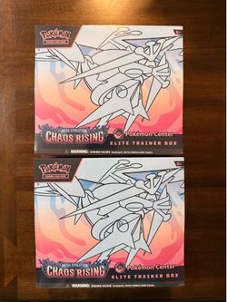 Pokemon Chaos Rising Pokemon Center Elite Trainer Box ETB
