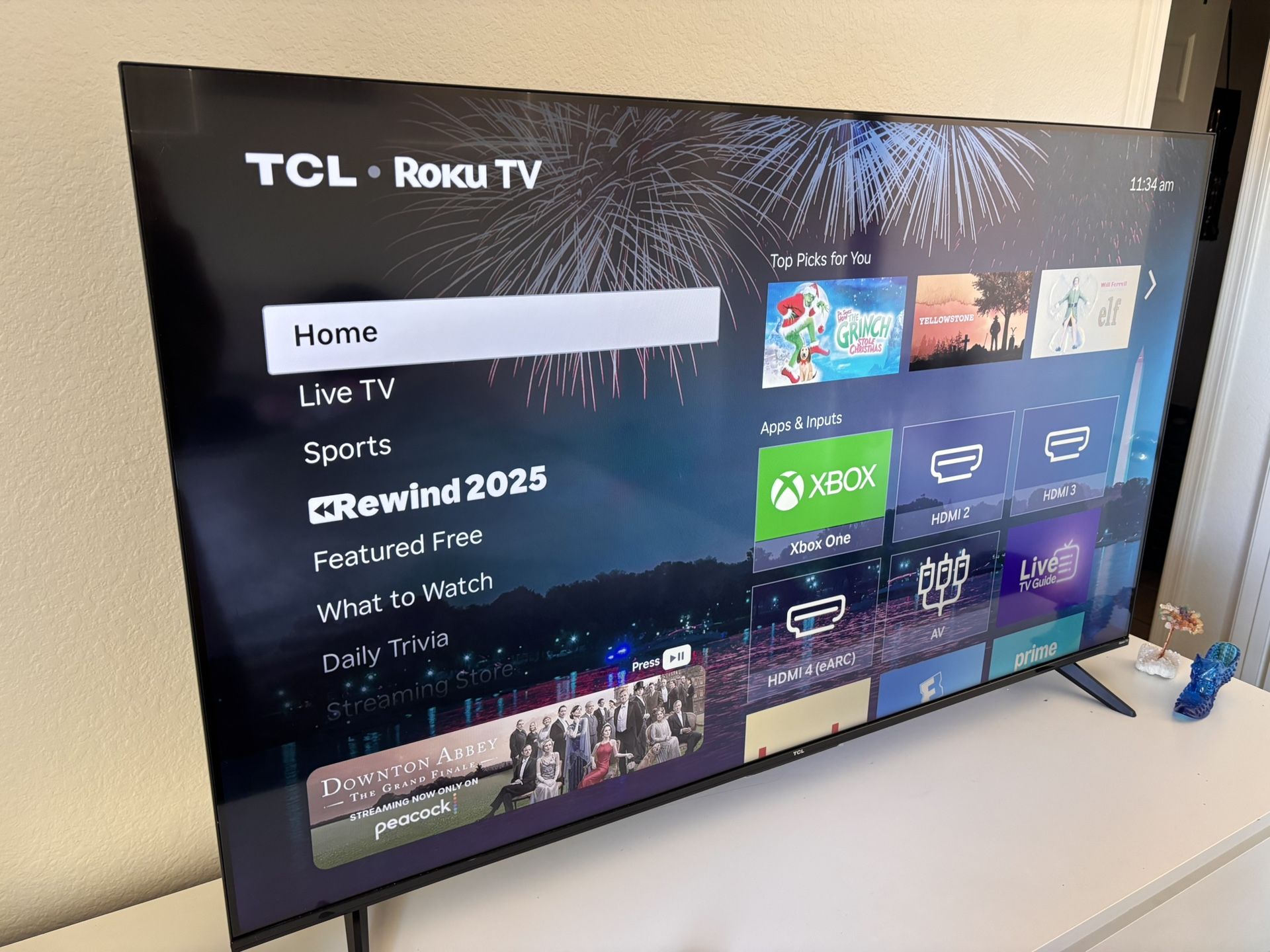 55” TCL Roku 4K TV
