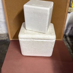 Styrofoam Coolers (2)